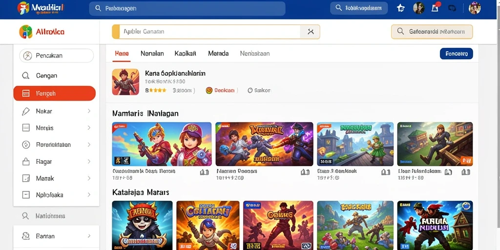 Tampilan antarmuka yang user-friendly.