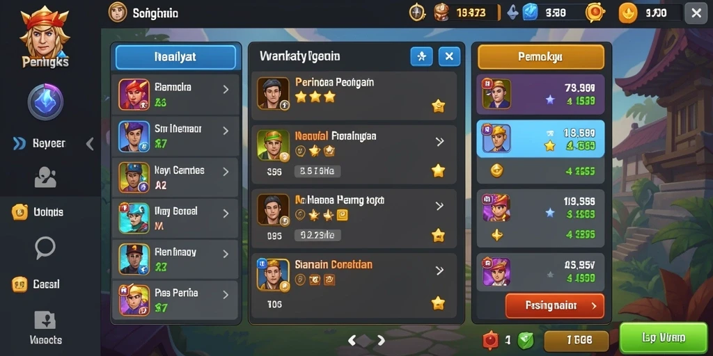 Tampilan awal aplikasi 77RP yang menarik.
