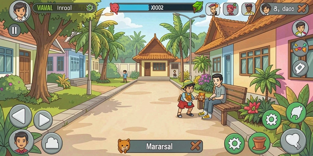 Tampilan antarmuka yang intuitif dan menarik.