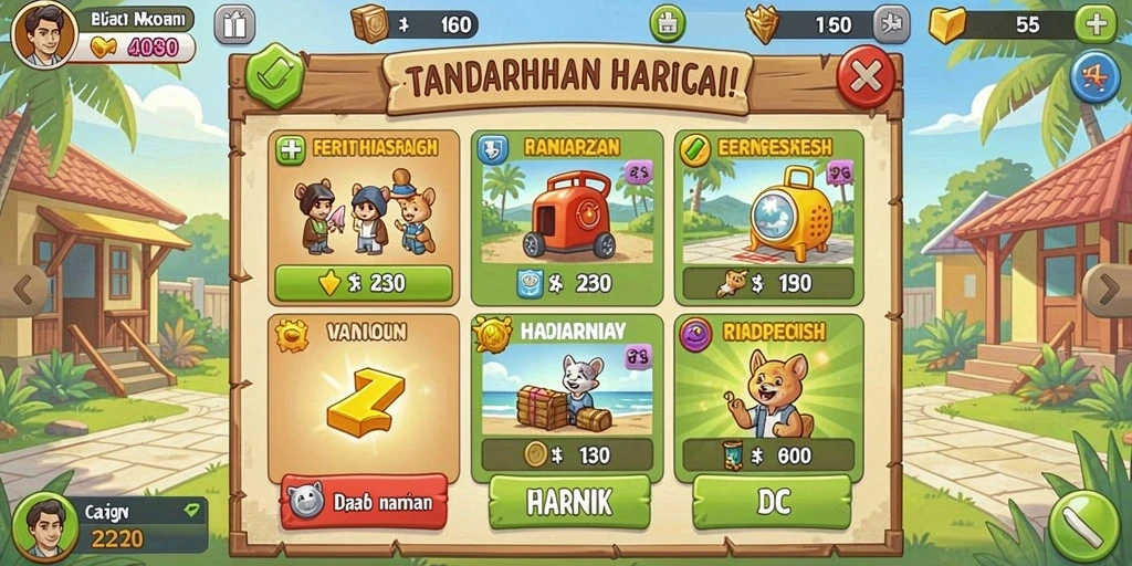 Tampilan antarmuka yang menarik dan mudah digunakan.