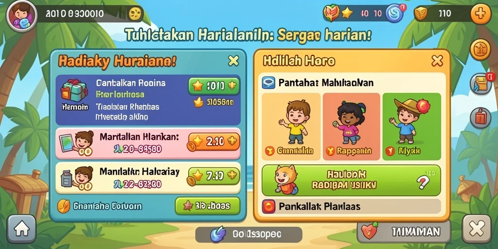Tampilan antarmuka yang menarik dan mudah digunakan.