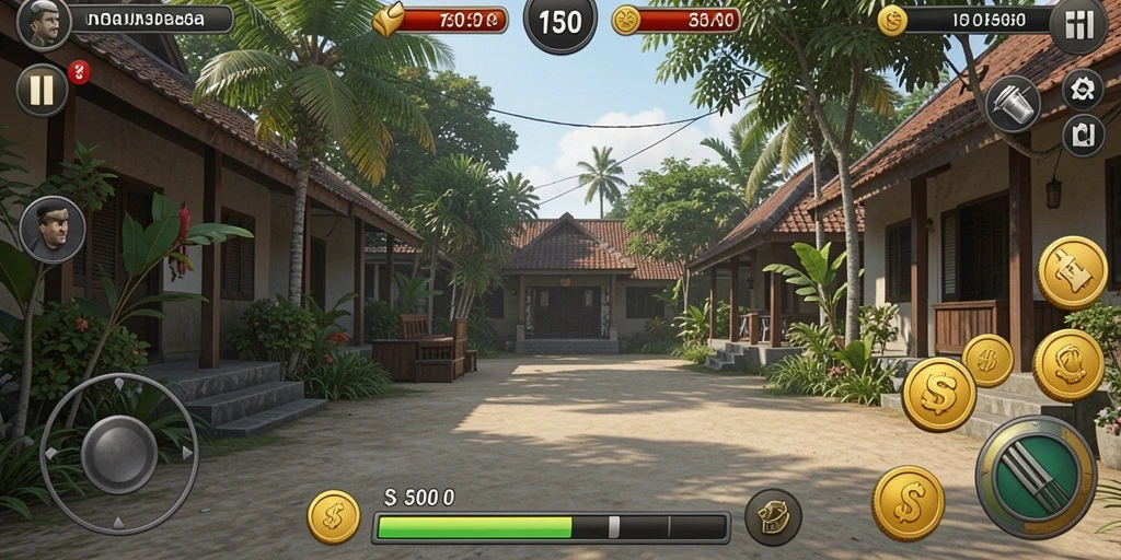 Screenshot 1: Antarmuka permainan yang menarik.