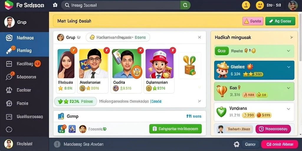 Tampilan antarmuka yang menarik dan mudah dinavigasi.