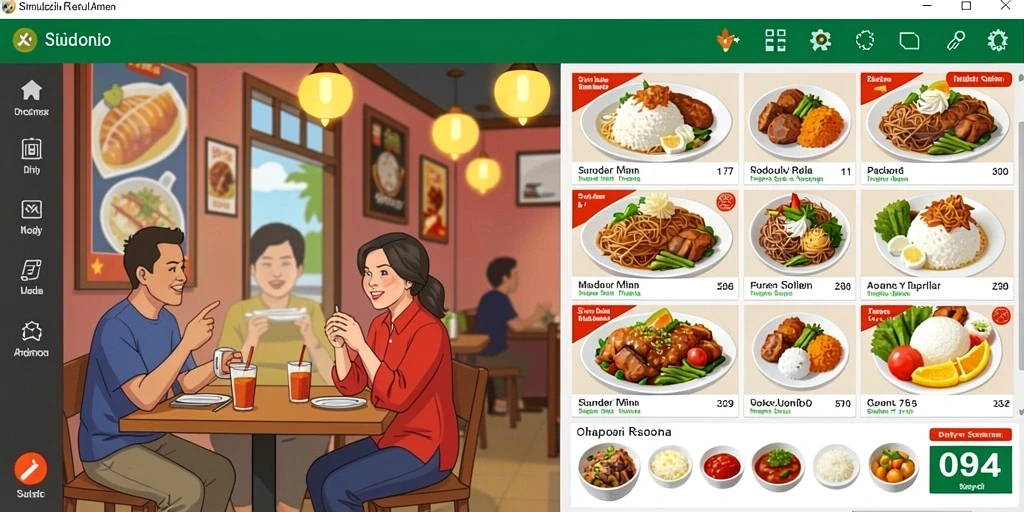 Tampilan antarmuka yang user-friendly.